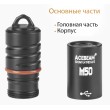 Карманный фонарь Acebeam M50