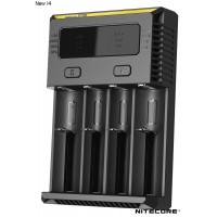 Интеллектуальное ЗУ Nitecore Intellicharge New i4 + адаптер на авто